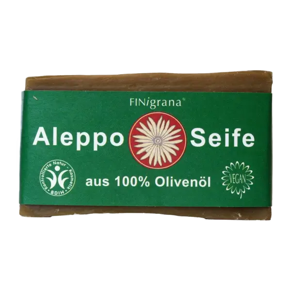 FINigrana Aleppo Seife aus 100% Olivenöl 200 g