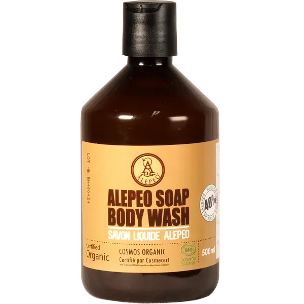 ALEPEO Aleppo Shower Soap with 40% laurel oil 500 ml | Naturhaus GmbH