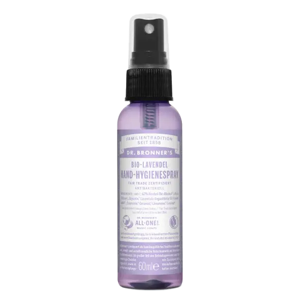 Dr Bronners Hygienespray Bio Hand Lavendel 60 ml