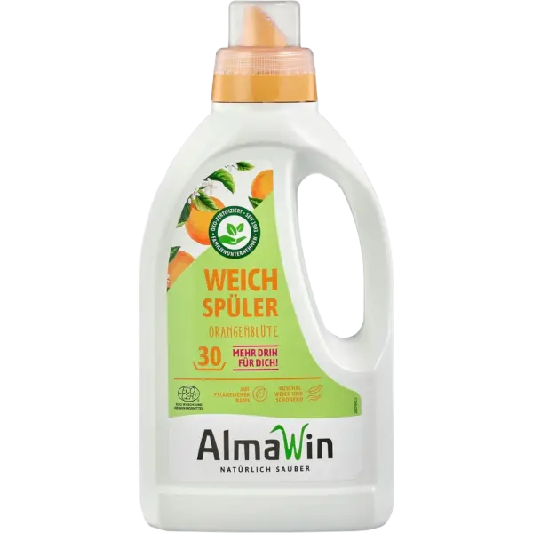 AlmaWin fabric softener orange blossom vegan 0.75 litre