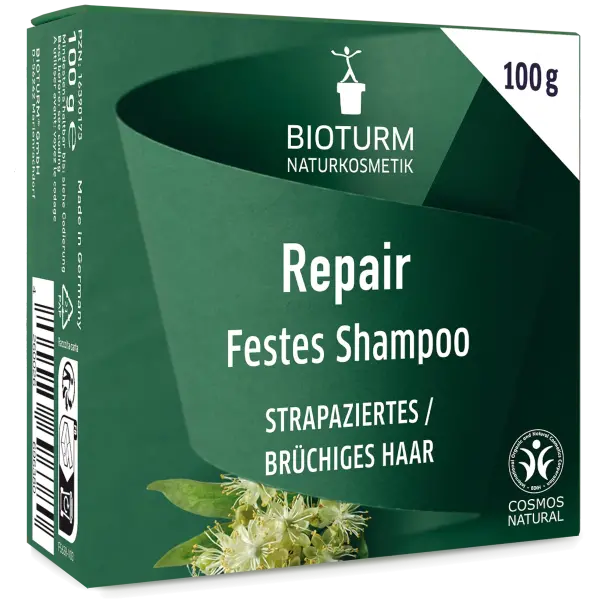 Bioturm festes Shampoo strapaziertes Haar 100 g