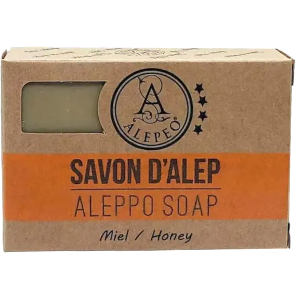 ALEPEO Aleppo Olivenölseife mit Honigduft 100 g | Naturhaus GmbH