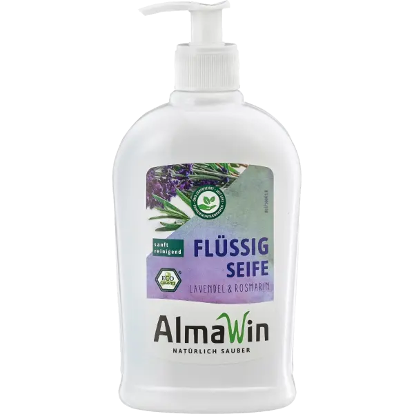 AlmaWin Flüsssigseife Lavendel u. Rosmarin 0.5 Liter | Naturhaus GmbH