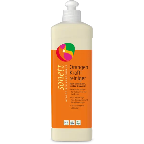 Sonett Orange Power Cleaner 0.5 Liter | Naturhaus GmbH