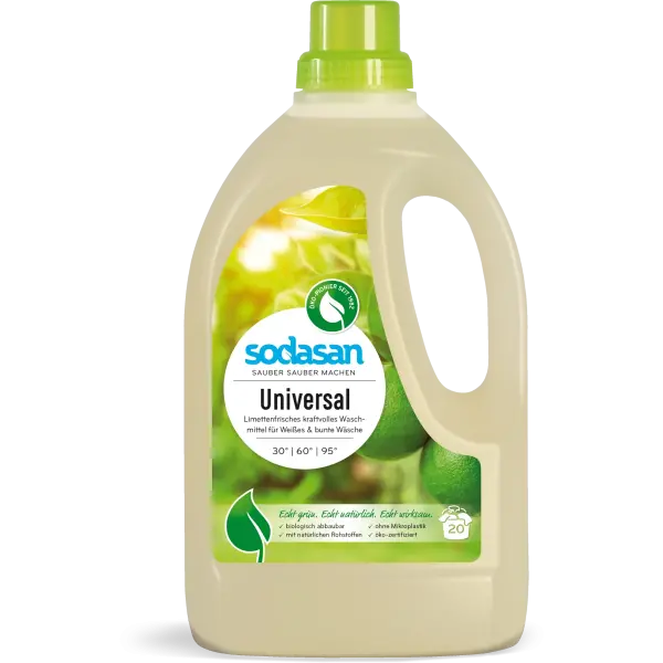 SODASAN Universal Laundry Detergent Lime 1.5 Liter