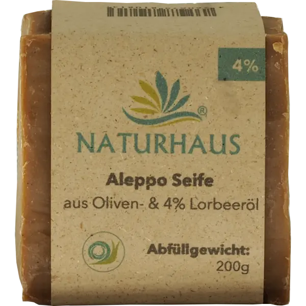 NATURHAUS Aleppo Seife 4% Lorbeeröl | Naturhaus GmbH