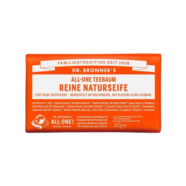 Dr Bronners Teebaum Reine Naturseife 140 g