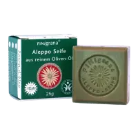 FINigrana Aleppo Seife aus 100 Prozent Olivenöl 25 g