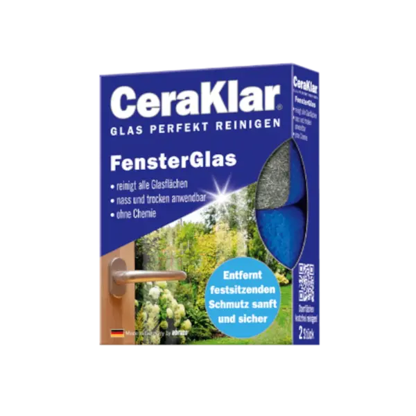 abrazo CeraKlar FensterGlas 2er Pack