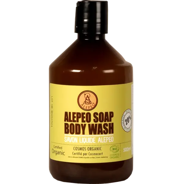 ALEPEO Aleppo Shower Soap with 20% laurel oil 500 ml | Naturhaus GmbH