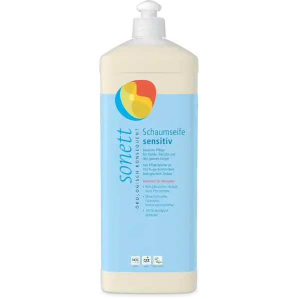 Sonett foam soap sensitive 1 liter | Naturhaus GmbH