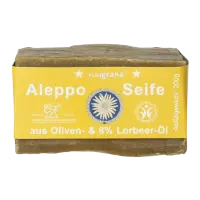 FINigrana Aleppo Olivenölseife mit 8 % Lorbeeröl 200 g