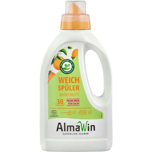 AlmaWin fabric softener orange blossom vegan 0.75 litre