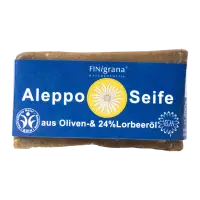 FINigrana Aleppo Olivenölseife mit 24 % Lorbeeröl 200 g